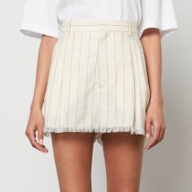 Marni Women's Pinstripe Shorts - Ivory - IT 44/UK 12