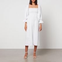 Sleeper Women's Atlanta Linen Dress - White