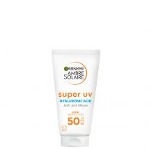 Garnier Ambre Solaire Crème Solaire Visage Anti-Âge Super UV SPF 50 50 ml