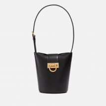 Salvatore Ferragamo Trifolio Leather Bucket Bag