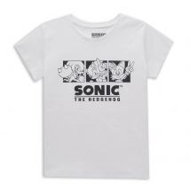 Sonic The Hedgehog Trio Women's T-Shirt - White - S