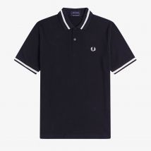 Fred Perry Men's Made In England Single Tipped Polo Shirt - Navy - 38/S