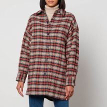 See By Chloé Oversized Checked Jacquard Shirt - L