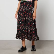See By Chloé Juliette Floral-Print Stretch-Crepe Maxi Skirt