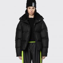 Rains Boxy Puffer Shell Jacket - M