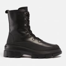 Stuart Weitzman Noho Leather and Rubber Hiking-Style Boots - UK 8