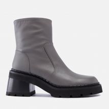 BY FAR Norris Leather Heeled Ankle Boots - UK 4