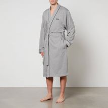 BOSS Bodywear Logo-Detailed Cotton Robe - M