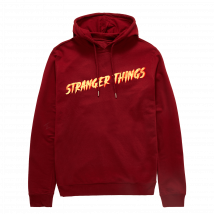 Hoodie Logo Stranger Things - Bordeaux - S