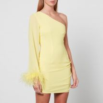 De La Vali Women's Porscha Dress - Yellow Solid - UK 8