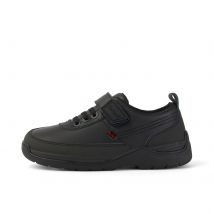 Kickers Junior Stomper Lo Leather Shoes - Black - 2.5