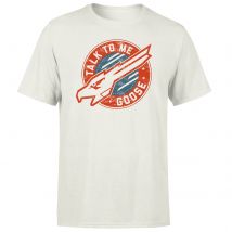 T-Shirt Top Gun Talk To Me Goose Unisexe - Blanc Vintage - XXL