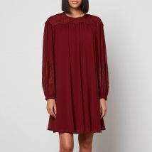 See By Chloé Georgette and Lace Mini Dress - EU 36/UK 8