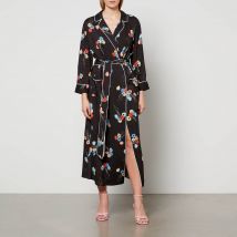 Rixo Marta Floral-Print Jersey Robe - 8