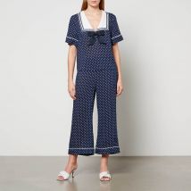 Rixo Velma Polka Dot Jersey Pyjama Set - 14