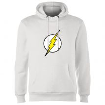 Justice League Flash Logo Hoodie - White - M