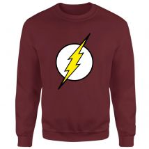 Justice League Flash Logo Sweatshirt - Burgundy - M