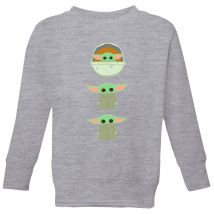 The Mandalorian The Child Poses Kids' Sweatshirt - Grey - 5-6 Jahre