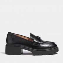 Coach Leah Leather Loafers - UK 3