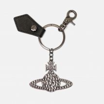 Vivienne Westwood Orb Leather and Gunmetal-Tone Keyring