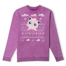 Pokemon Jigglypuff Pull de Noël - Violet Délavé - S