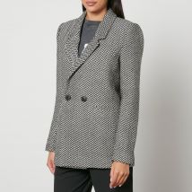 Anine Bing Fishbone Tweed Jacket - L
