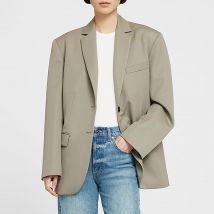 Anine Bing Quinn Wool Oversized Blazer - XL