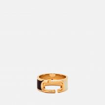 Marc Jacobs Gold-Tone Enamel Ring - 7