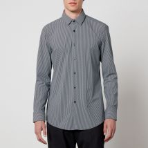 BOSS Black P-HANK-S Checked Jersey Shirt - 42/16.5