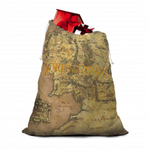 Lord Of The Rings Middle Earth Map Christmas Santa Sack
