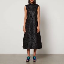 Stine Goya Jaxie Trimmed Satin Midi Dress - XS