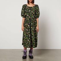Stine Goya Ursi Floral-Print Crepe Midi Dress - XS