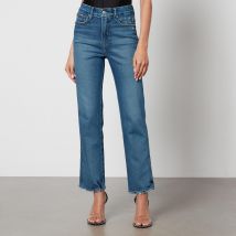 Good American Good Curve Stretch-Denim Straight-Leg Jeans - US 2/UK 6