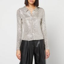 In The Mood For Love Ken Sequined Mesh Shirt - XL