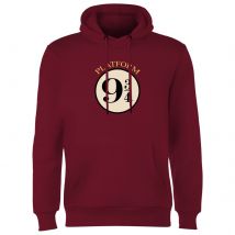 Harry Potter Platform 9 3/4 Hoodie - Burgundy - S
