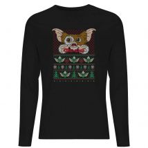 Gremlins Fairisle Long Sleeve T-Shirt - Black - M