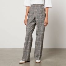 Golden Goose Prince of Wales Checked Wool-Blend Trousers - IT 40/UK 8