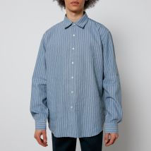 Maison Margiela Linen-Blend Seersucker Shirt - 41