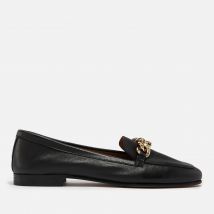 Dune London Women's Goldsmith Chain-Embellished Leather Loafers - UK 3