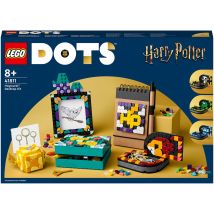 LEGO DOTS: Ensemble de Bureau Poudlard, Fournitures de Rentrée Scolaire, Jouet Harry Potter:(41811)