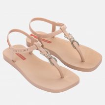 Ipanema Women's Premium Artisan Faux Suede and Rubber Sandals - UK 5