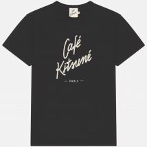 Café Kitsuné Classic Logo-Print Cotton-Jersey T-Shirt - XS