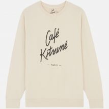 Café Kitsuné Logo-Printed Cotton-Jersey Sweatshirt - L