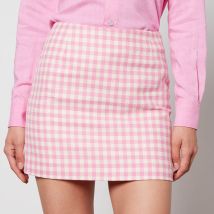 AMI Cotton and Wool-Blend Gabardine Mini Skirt - FR 38/UK 10