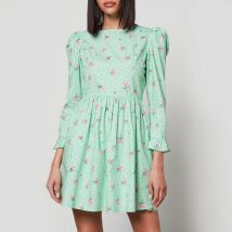 Batsheva Prairie Floral-Printed Cotton Mini Dress - US 6/UK 10