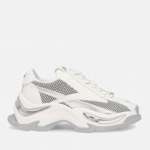 Steve Madden Zoomz Mesh and Faux Leather-Blend Trainers - UK 7