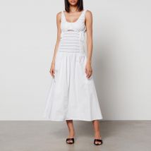 Toit Volant Bella Stretch-Cotton Seersucker Dress - XL