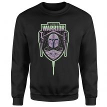 Star Wars The Mandalorian Fierce Warrior Sweatshirt - Black - L
