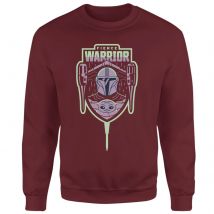 Star Wars The Mandalorian Fierce Warrior Sweatshirt - Burgundy - XS