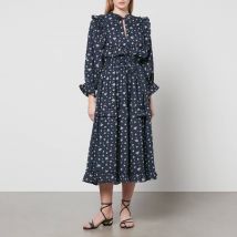 Stella Nova Barbara Floral-Print Cotton Midi Dress - DK 38/UK 12